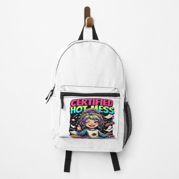 Item preview, Certified Hot Mess – Living My Best Chaos | Funny Chaos Energy Graphic T-Shirt | Colorful Lifestyle Tee for Print-on-Demand designed and sold by Sushikidsntoddlers.