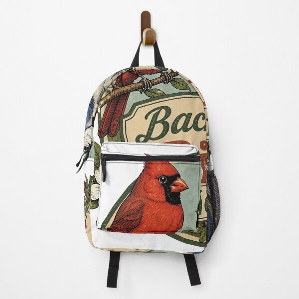 Item preview, Vintage Backyard Bird Nerd Illustration designed and sold by MJ-by-Dharan.