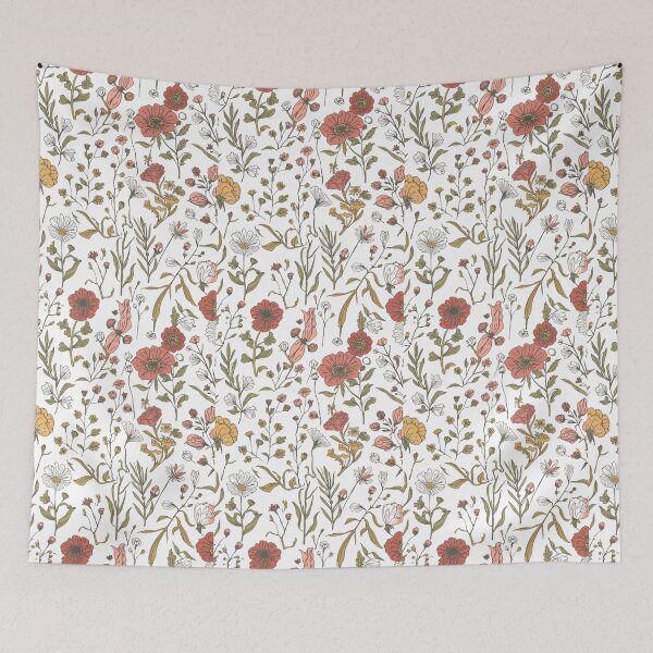 Item preview, Vintage Wildflower Pattern | Cottagecore Botanical Floral Design designed and sold by MoodLay.