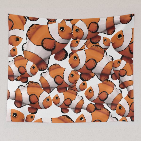 Item preview, Cute Vibrant Clownfish designed and sold by Karin Taylor.