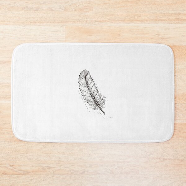 Item preview, Elegant Feather Illustration – Symbol of Freedom and Creativity designed and sold by Artisan Finds Online.