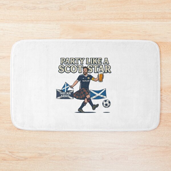 Item preview, Party Like A Scot Star: Tartan Army Soccer designed and sold by Global Gear.