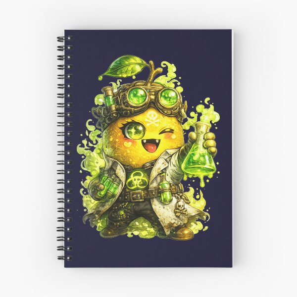Item preview, Neon Lemon Monster Creepy Cute Art designed and sold by ChaEmm_Studio.
