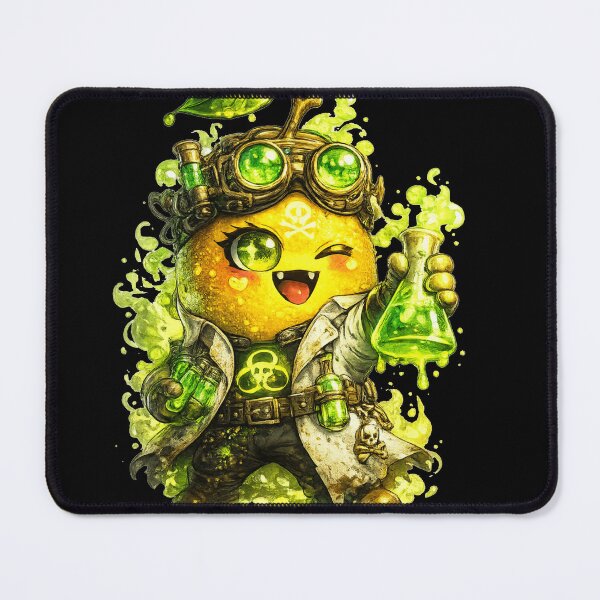 Item preview, Neon Lemon Monster Creepy Cute Art designed and sold by ChaEmm_Studio.