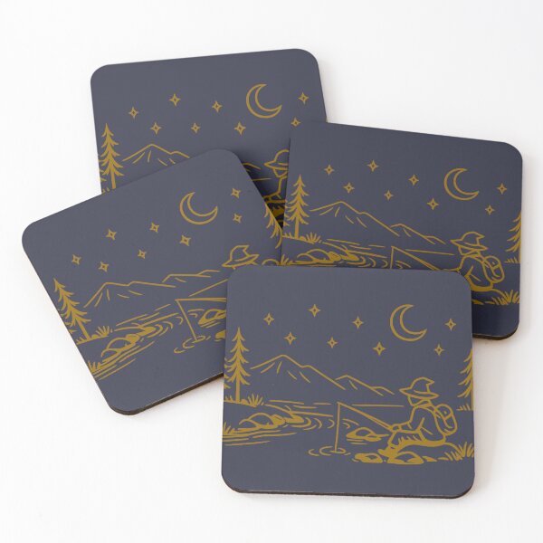 Item preview, Mountain Horizon Adventure Minimalist Landscape Art designed and sold by myforestfog.