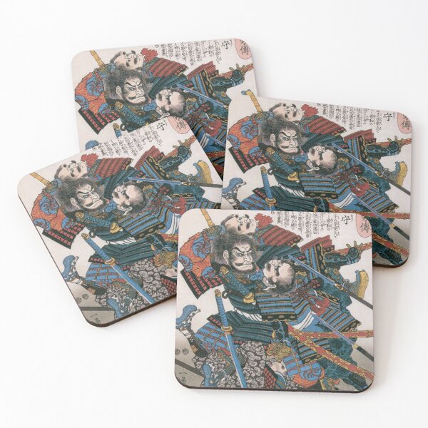 Item preview, Samurai Battle Fukushima Masanori - Utagawa Kuniyoshi Ukiyo-e designed and sold by vekotpu.