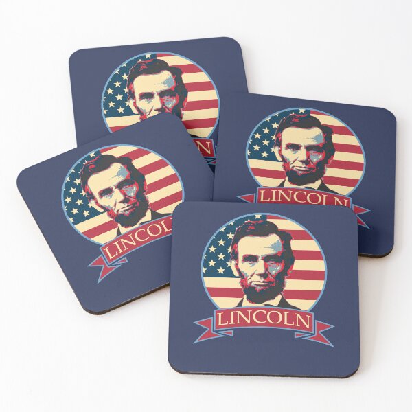 Item preview, Abraham Lincoln American Flag US President Portrait designed and sold by marke770.