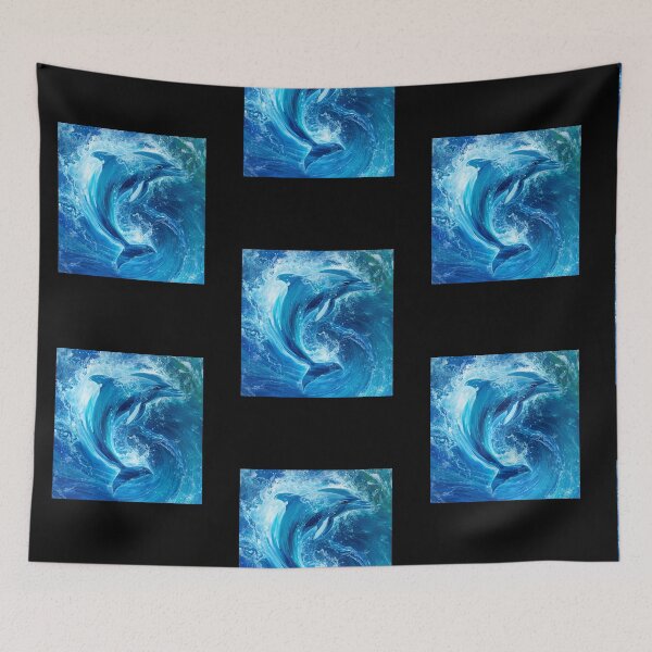 Item preview, DOLPHIN IN WATER 2 designed and sold by mama-creative.