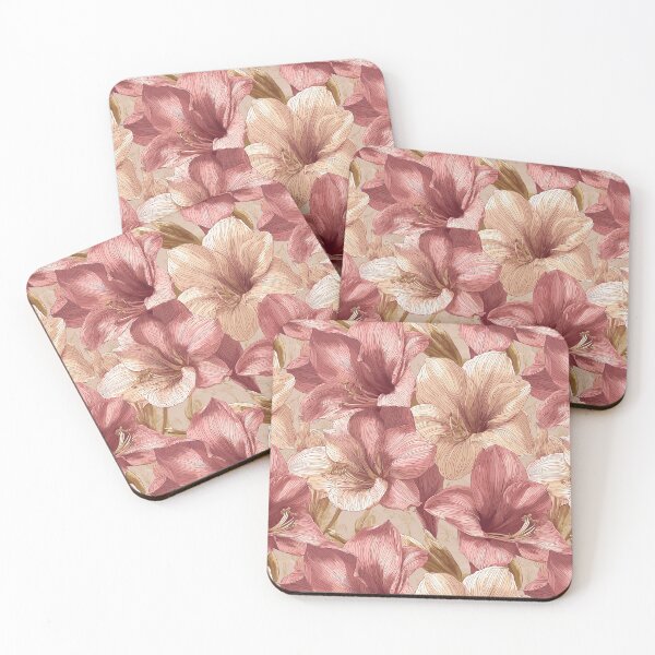 Item preview, Charming Amaryllis Floral - Hawaiian Flower Pattern   - Father'S Day Gift Ideas designed and sold by RoyalStarsPatts.