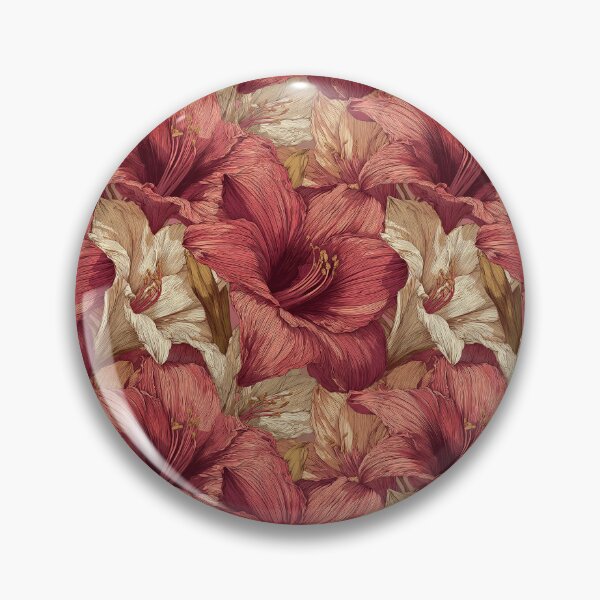 Item preview, Classic Amaryllis Flower - Flower Floral Pattern   - Father'S Day Gifts designed and sold by RoyalStarsPatts.