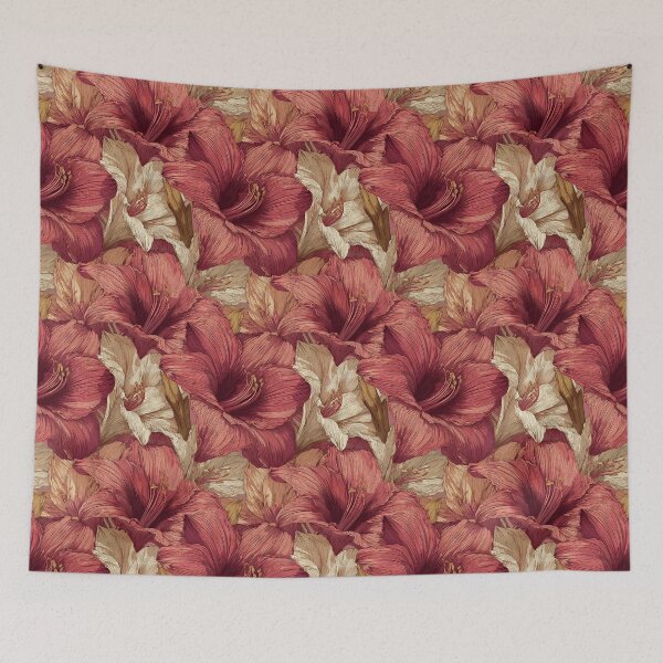 Item preview, Classic Amaryllis Flower - Flower Floral Pattern   - Father'S Day Gifts designed and sold by RoyalStarsPatts.