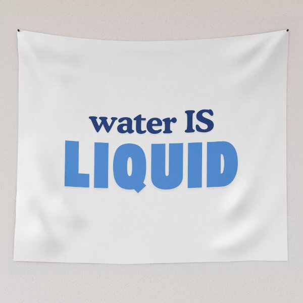 Item preview, Water is liquid designed and sold by ArtistTejal.