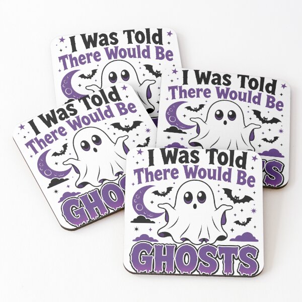 Item preview, I Was Told There Would Be Ghosts Funny Halloween Paranormal Spooky T-Shirt designed and sold by ShopOnTheTopp.