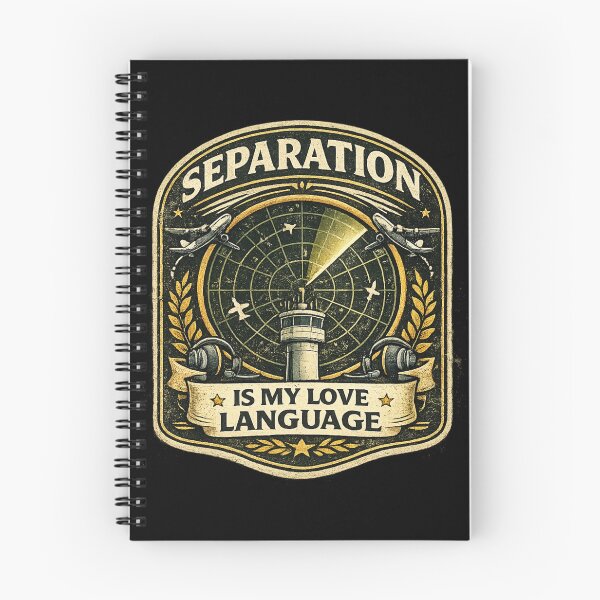 Item preview, Separation Is My Love Language Funny Air Traffic Controller Vintage ATC  designed and sold by Rudinho102.