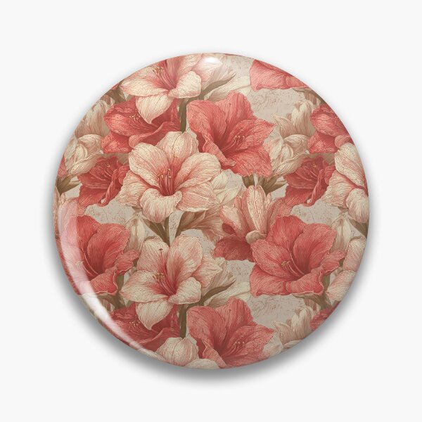 Item preview, Soft Amaryllis Floral - Flower Floral Pattern   - Fathers Day Ideas designed and sold by RoyalStarsPatts.