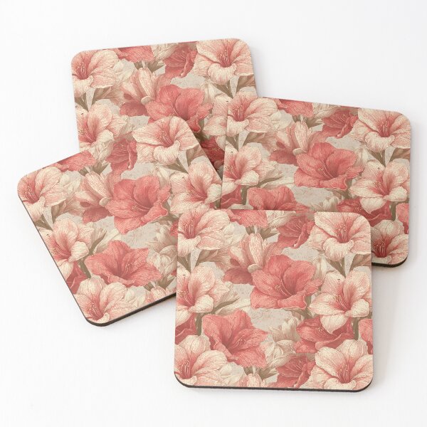 Item preview, Soft Amaryllis Floral - Flower Floral Pattern   - Fathers Day Ideas designed and sold by RoyalStarsPatts.