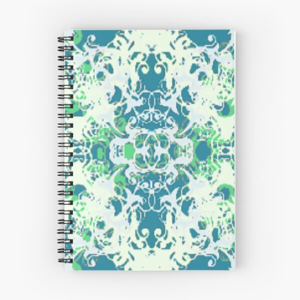Item preview, Abstract Coastal Kaleidoscope Pattern - Elegant Teal Ornamental Design designed and sold by DreamsArtwear.