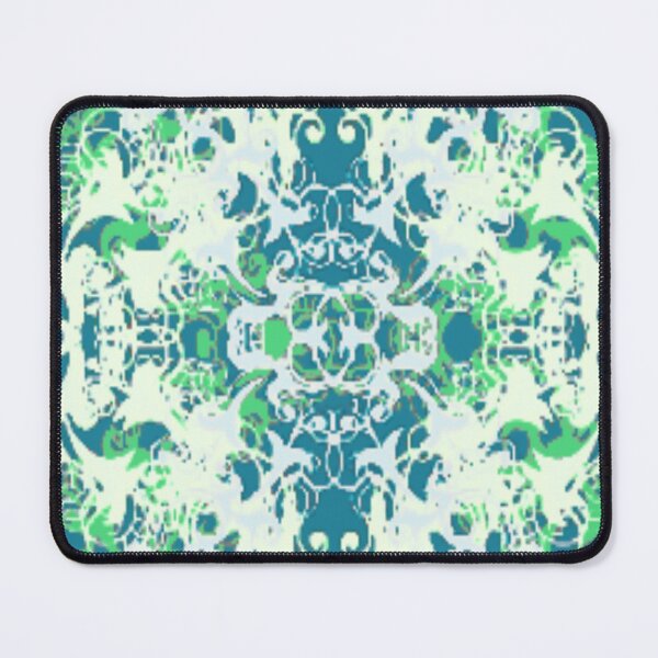 Item preview, Abstract Coastal Kaleidoscope Pattern - Elegant Teal Ornamental Design designed and sold by DreamsArtwear.