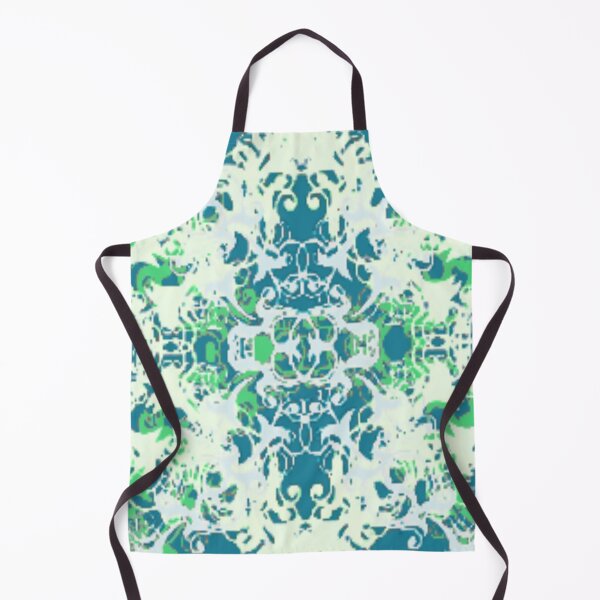 Item preview, Abstract Coastal Kaleidoscope Pattern - Elegant Teal Ornamental Design designed and sold by DreamsArtwear.