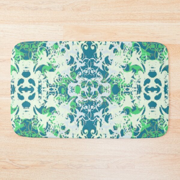 Item preview, Abstract Coastal Kaleidoscope Pattern - Elegant Teal Ornamental Design designed and sold by DreamsArtwear.