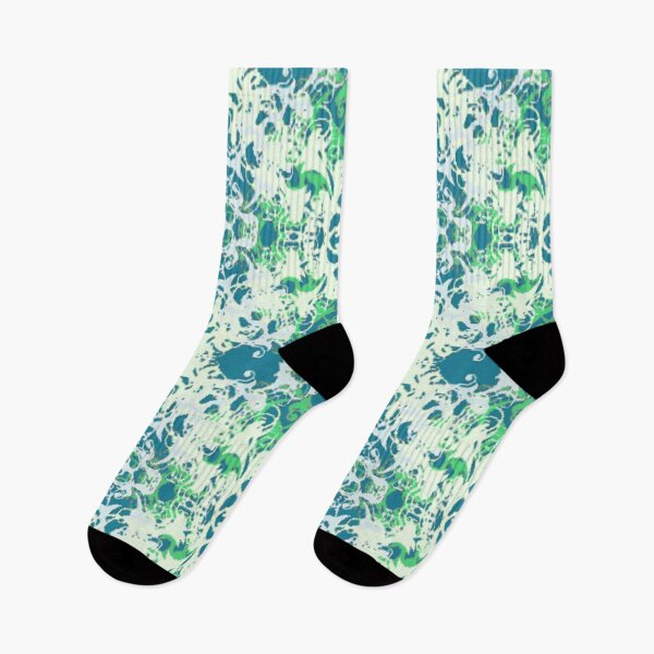 Item preview, Abstract Coastal Kaleidoscope Pattern - Elegant Teal Ornamental Design designed and sold by DreamsArtwear.