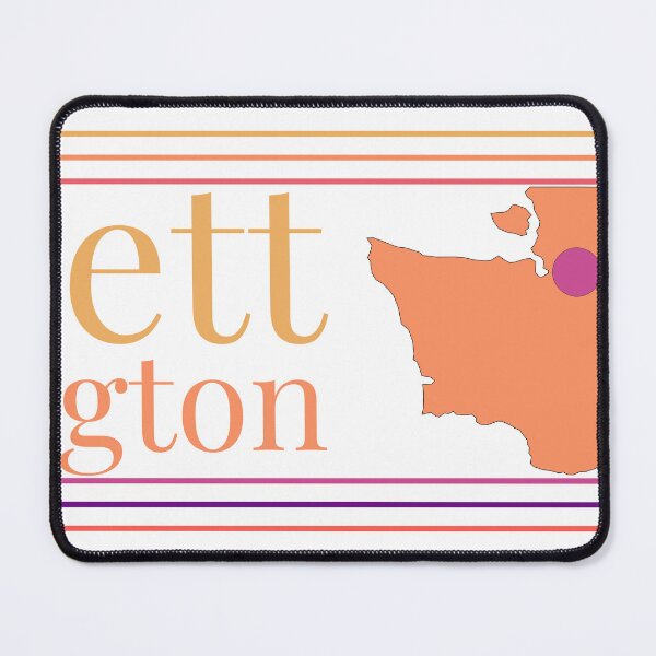 Item preview, Everett Washington City Marked On State Map designed and sold by TheIconSmith.