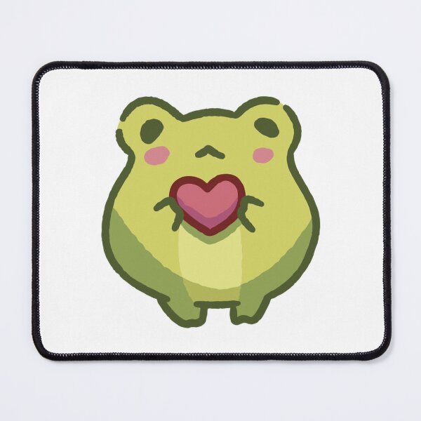 Item preview, Cute Frog Holding Love Heart Kawaii Amphibian Art designed and sold by LuckyNestCoKids.