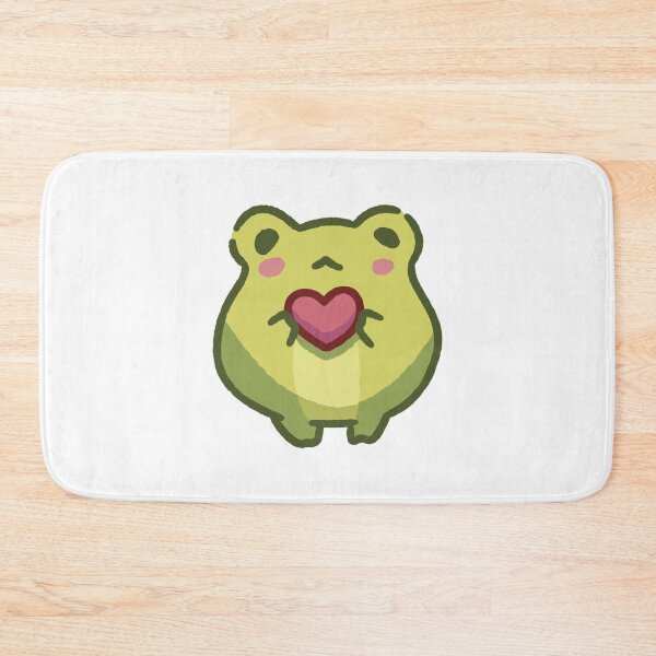 Item preview, Cute Frog Holding Love Heart Kawaii Amphibian Art designed and sold by LuckyNestCoKids.