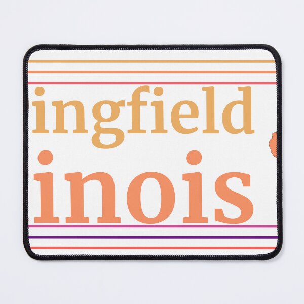 Item preview, Springfield Illinois City Marked On State Map designed and sold by TheIconSmith.