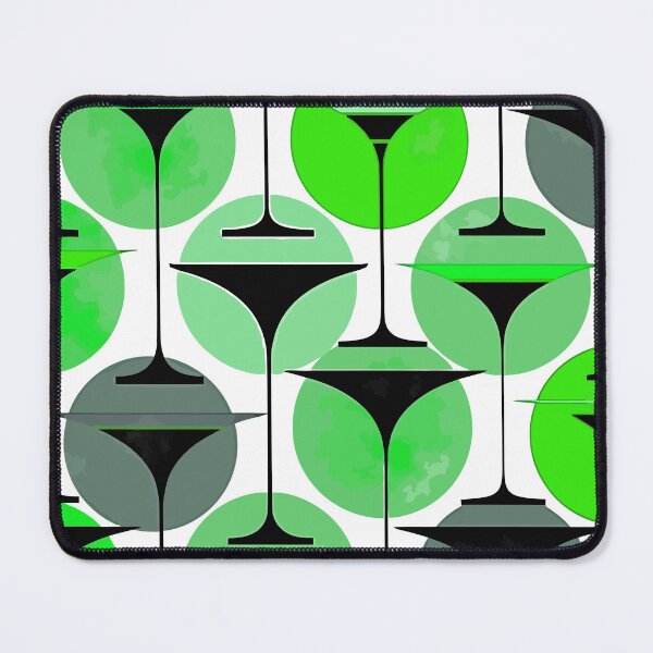 Item preview, Atomic Fifties Inspired Martinis In Grey, Green designed and sold by taiche.