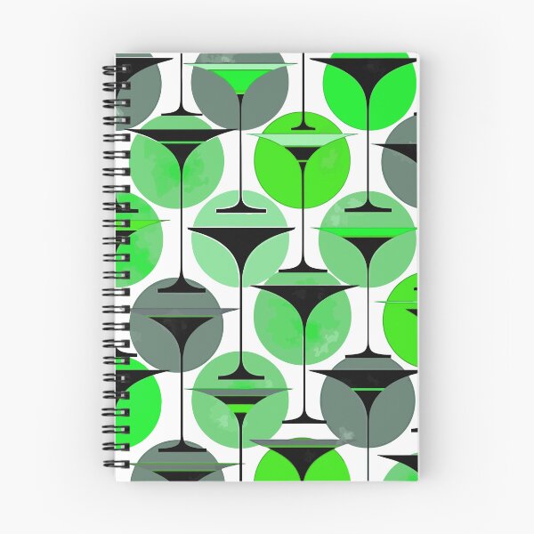 Item preview, Atomic Fifties Inspired Martinis In Grey, Green designed and sold by taiche.