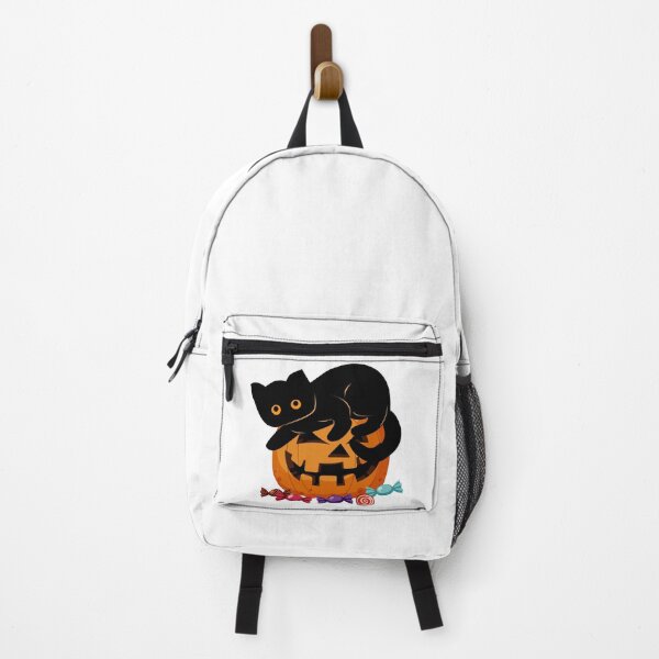 Item preview, Pumpkin Halloween and Black Cat designed and sold by PurrfectHome.
