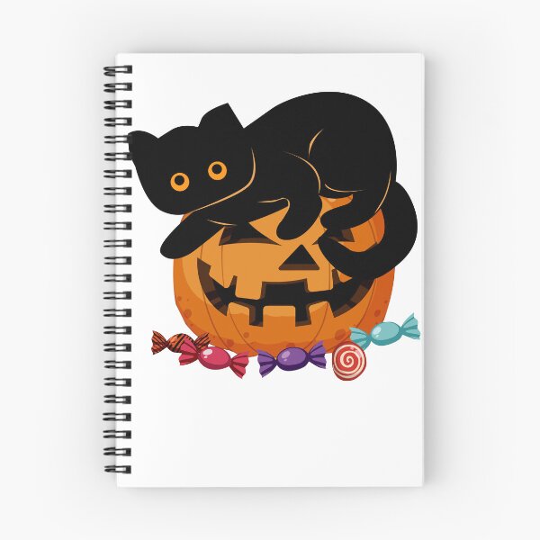 Item preview, Pumpkin Halloween and Black Cat  designed and sold by PurrfectHome.