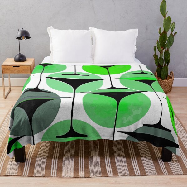 Item preview, Atomic Fifties Inspired Martinis In Grey, Green designed and sold by taiche.