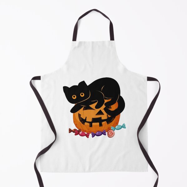 Item preview, Pumpkin Halloween and Black Cat designed and sold by PurrfectHome.