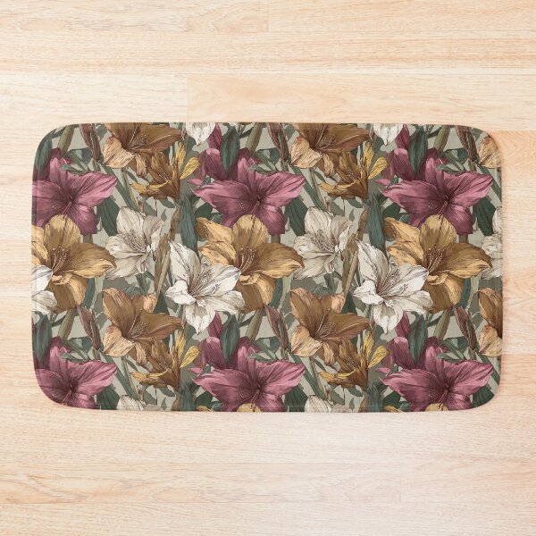 Item preview, Petaled Amaryllis Print - Tropical Flower Pattern   - Gift Ideas For Men designed and sold by RoyalStarsPatts.