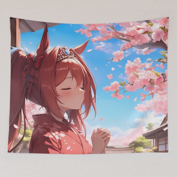 Item preview, Daiwa Scarlet Uma Musume Sakura Kimono Spring Grace designed and sold by earlobejerk.