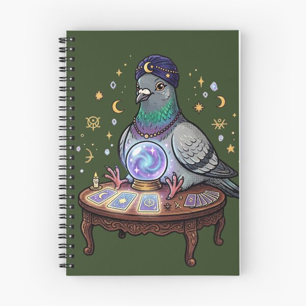 Item preview, Mystic Pigeon With Crystal Ball designed and sold by azule1.