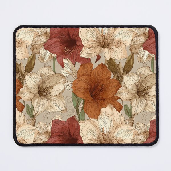 Item preview, Unique Amaryllis Print  - Botanical Garden Pattern   - Gift Ideas For Mom designed and sold by RoyalStarsPatts.