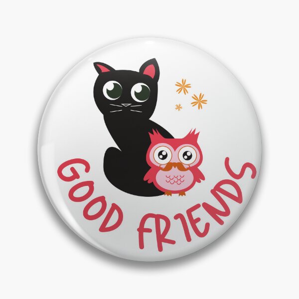 Item preview, a cat and an owl designed and sold by Armola.