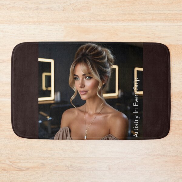 Item preview, Sleek Blonde Updo with Tendrils: High-Fashion Salon Artistry Promo designed and sold by Creative-RE.