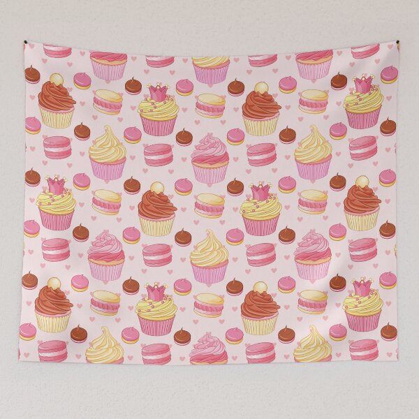 Item preview, Pink Retro Cupcakes & Desserts designed and sold by newburyboutique.