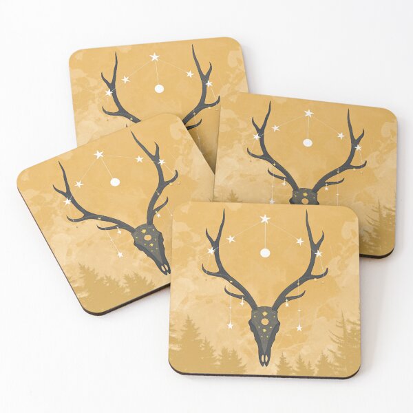Item preview, Celestial Deer Skull Forest designed and sold by dwellershop.