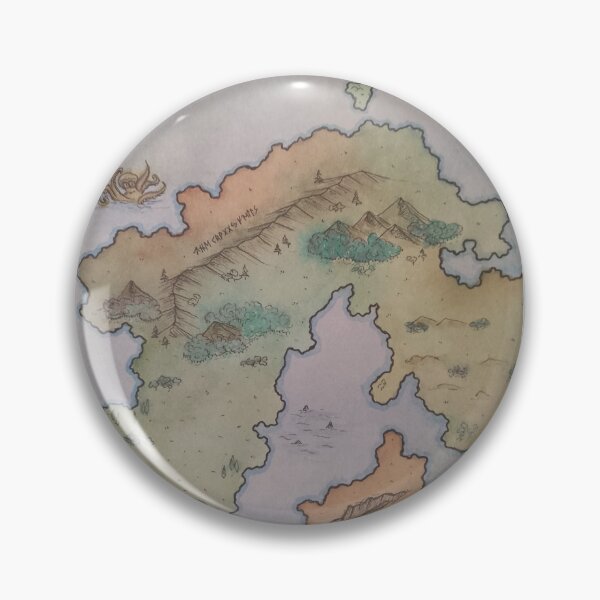 Item preview, Colourful map with octopus designed and sold by RoseGrayInk.