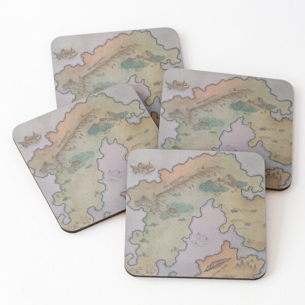 Item preview, Colourful map with octopus designed and sold by RoseGrayInk.