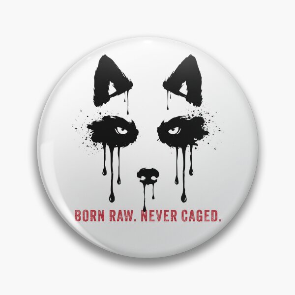Item preview, Bleed Wild Wolf Ink Drip Dark Wildlife Art designed and sold by cabana.space.