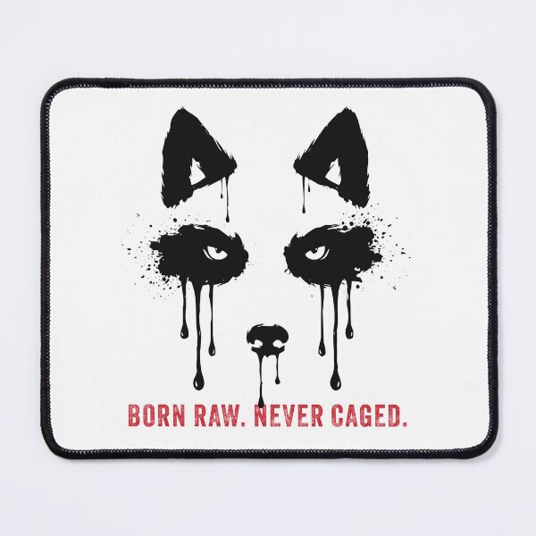 Item preview, Bleed Wild Wolf Ink Drip Dark Wildlife Art designed and sold by cabana.space.