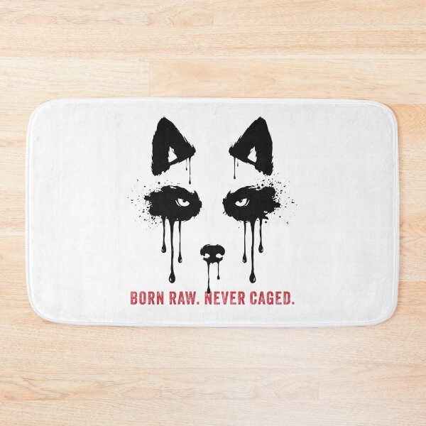 Item preview, Bleed Wild Wolf Ink Drip Dark Wildlife Art designed and sold by cabana.space.