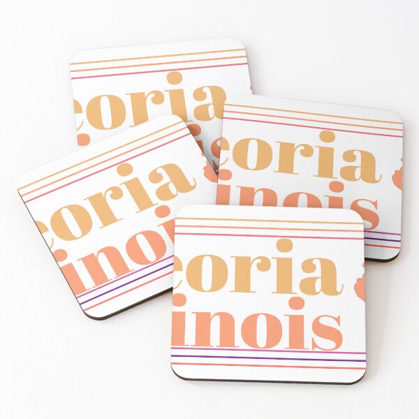 Item preview, Peoria Illinois City Marked On State Map designed and sold by TheIconSmith.