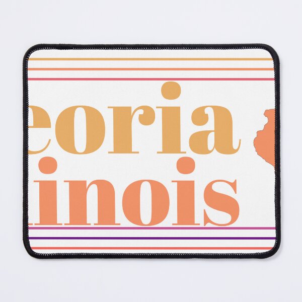 Item preview, Peoria Illinois City Marked On State Map designed and sold by TheIconSmith.